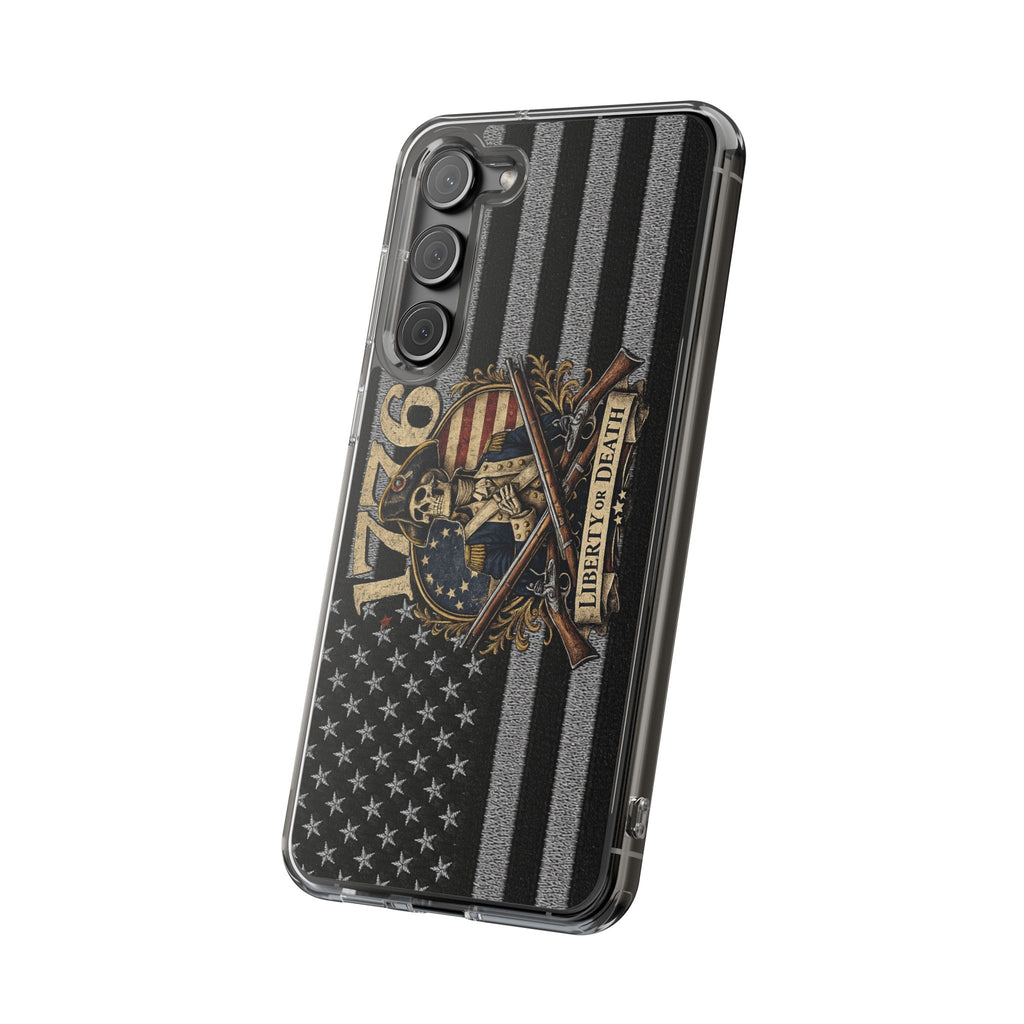 1776 commemorative Clear Impact-Resistant Phone Case | Ironsight Syndicate