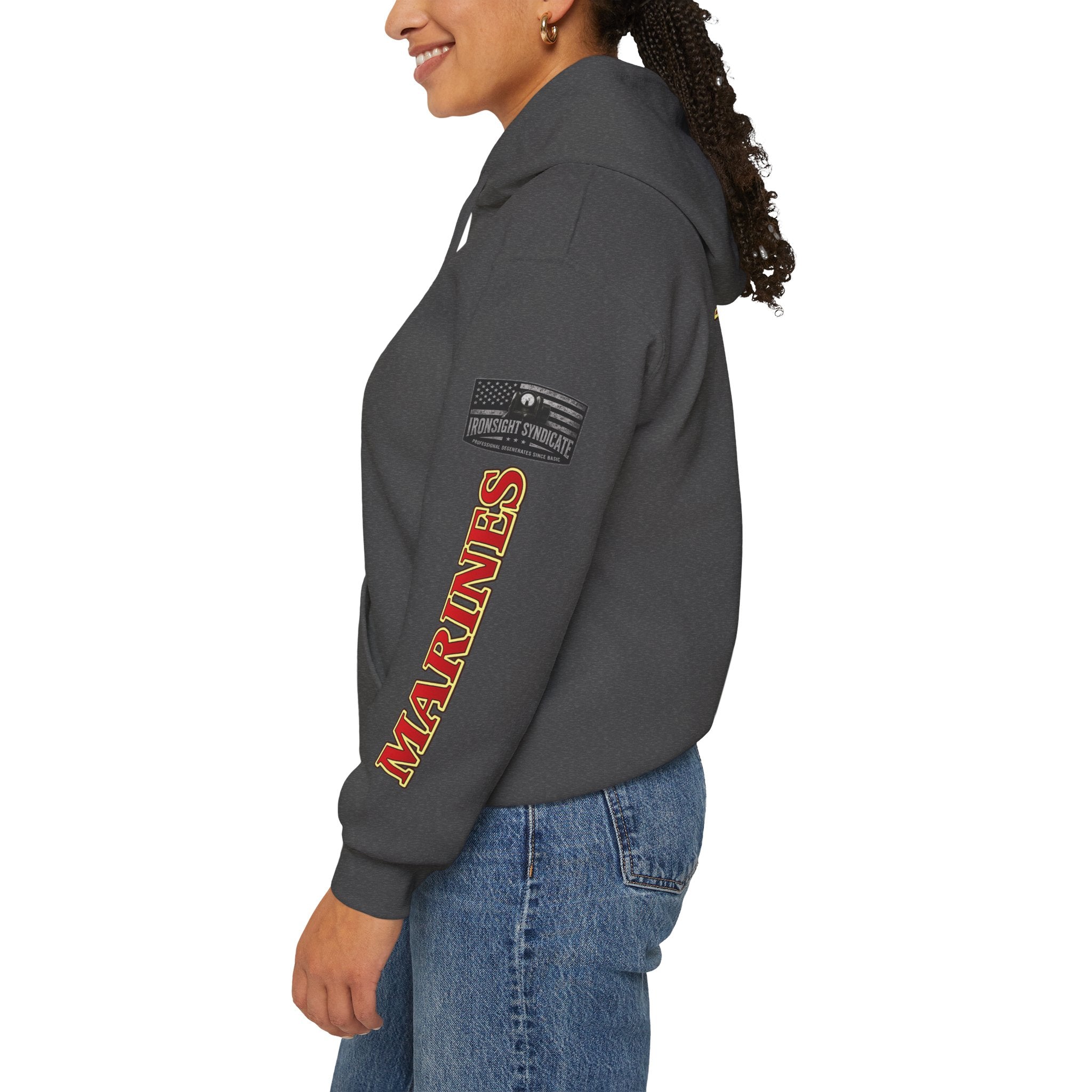 Devil Dog, Teufel Hunden Marine Corps Hooded Sweatshirt