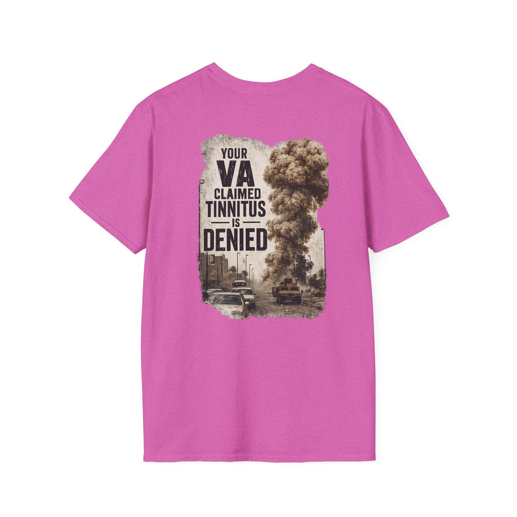 VA Tinnitus Claim Is Denied T-Shirt | Ironsight Syndicate