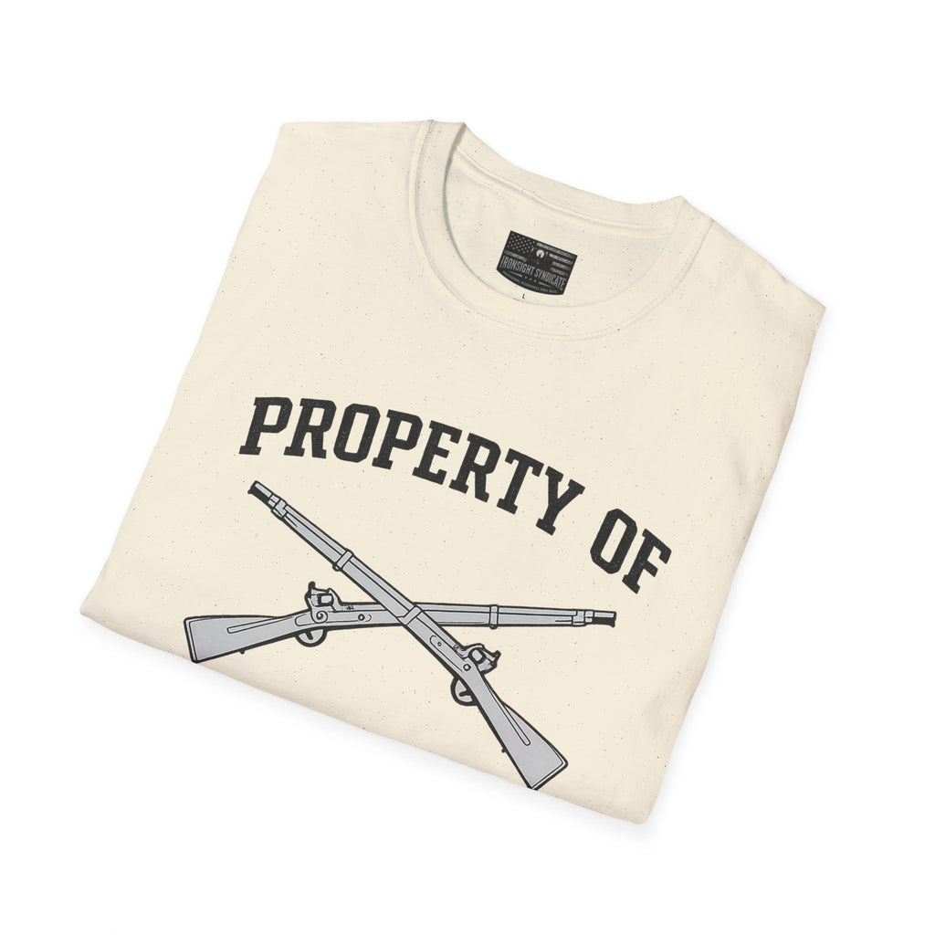 Fort Benning Athletic Tee  Ironsight Syndicate | Patriotic Military Graphic Tee for Veterans & Patriots, Adult (13 and up), unisex