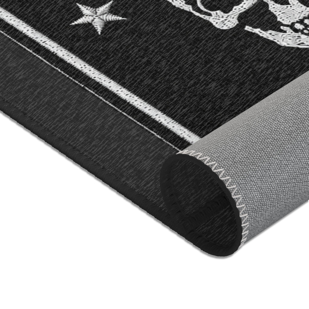 USMC Raider Area Rug — Military Honor Floor Mat — Marine Veteran Home Decor — Ironsight Syndicate - 5