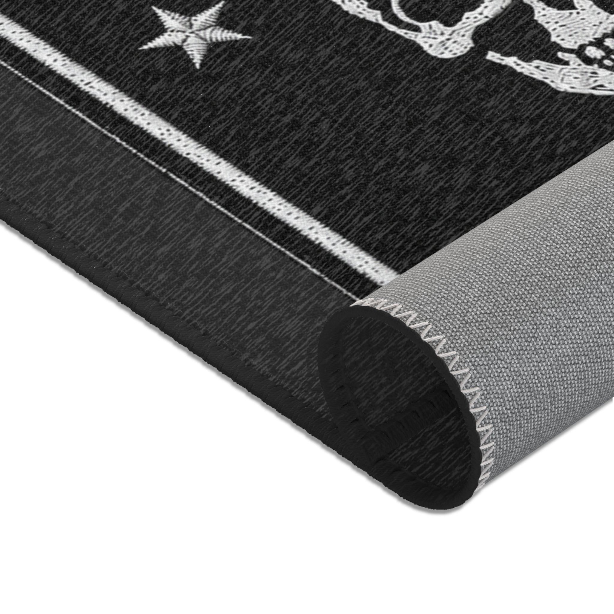 USMC Raider Area Rug — Military Honor Floor Mat — Marine Veteran Home Decor — Ironsight Syndicate - 5
