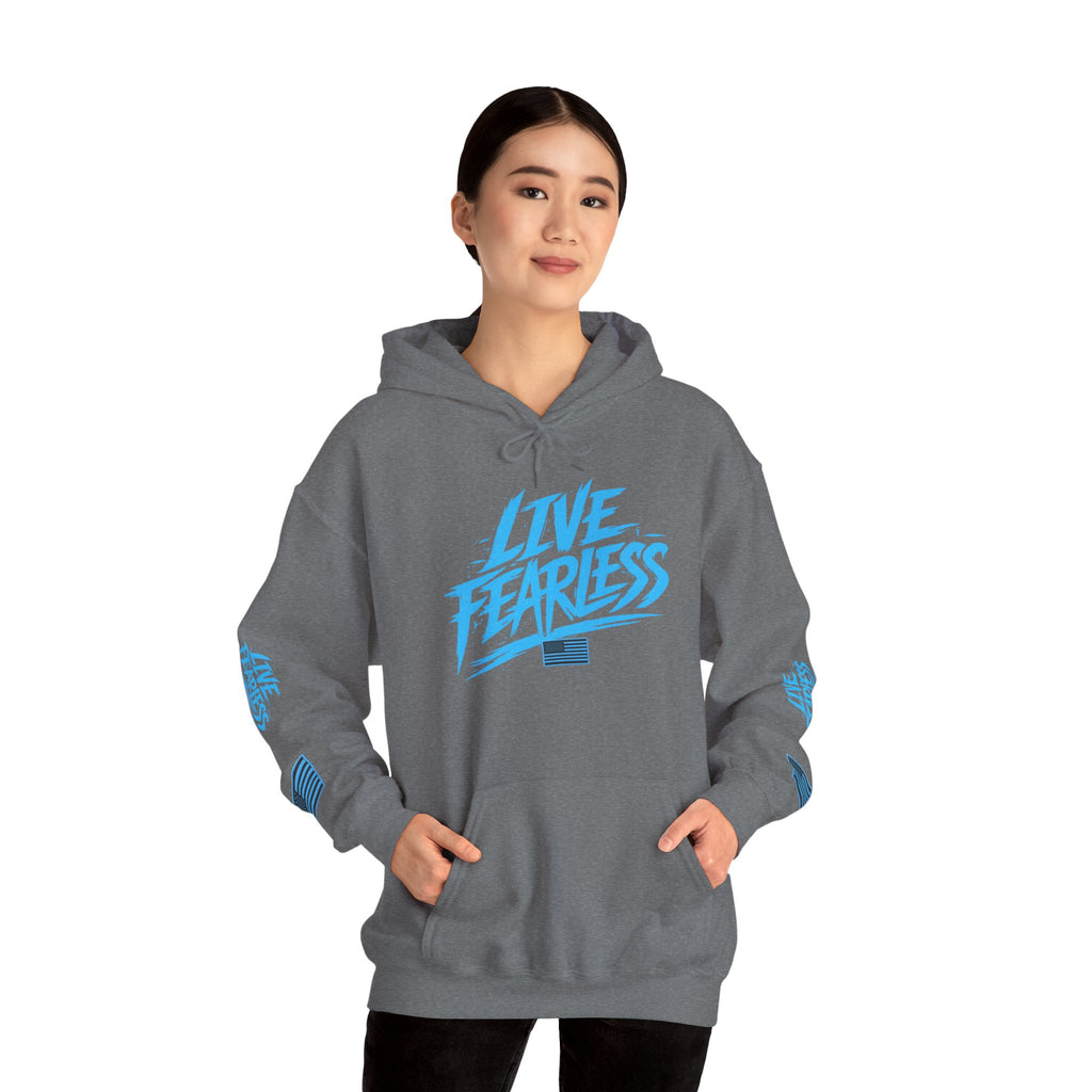 Live Fearless Hoodie | Premium Heavy Weight-Military-Inspired Patriotic Hoodie | Ironsight Syndicate