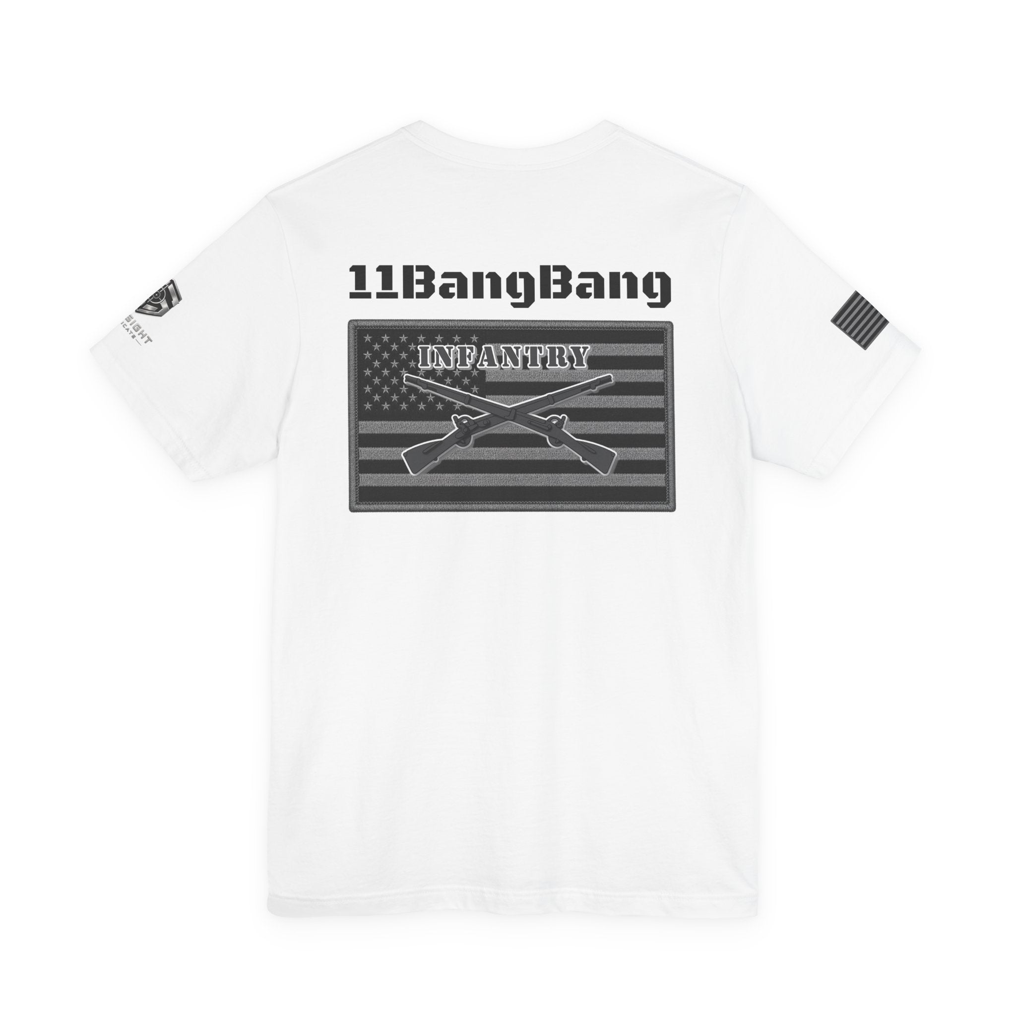 11BangBang Infantry Inspired Patriotic T-Shirt
