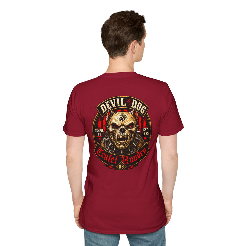 Devil Dog, Teufel Hunden Marine Corps T-Shirt
