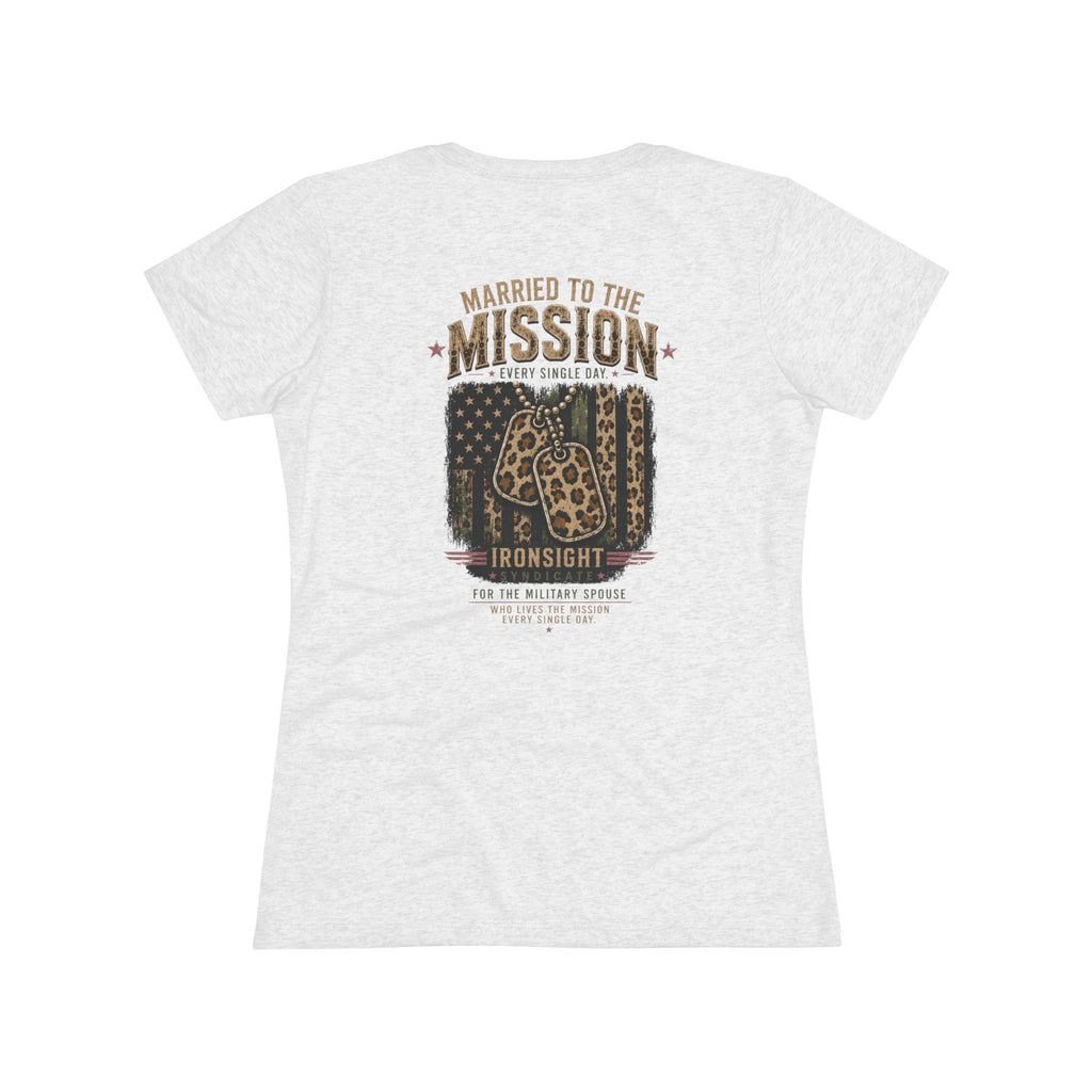 Married to the Mission Tee — Women's Military Spouse Graphic Shirt