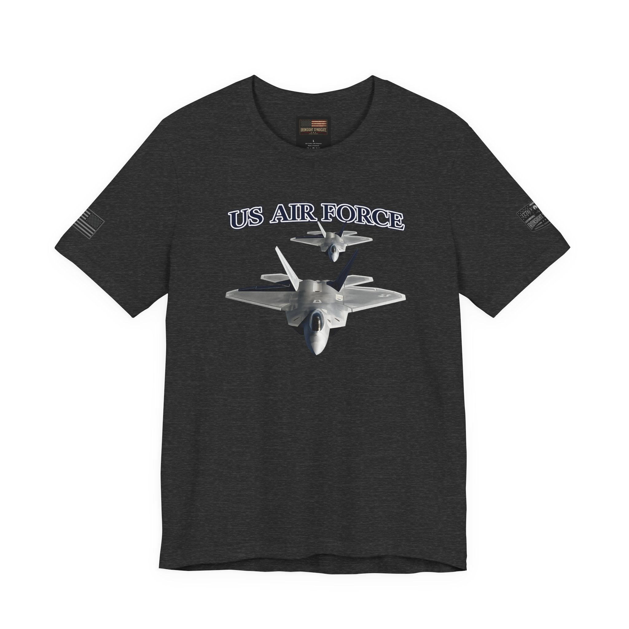 F-22 Raptor USAF Stealth Fighter Jet Graphic Tee – Premium Air Force Pride T-Shirt for Veterans & Active Duty
