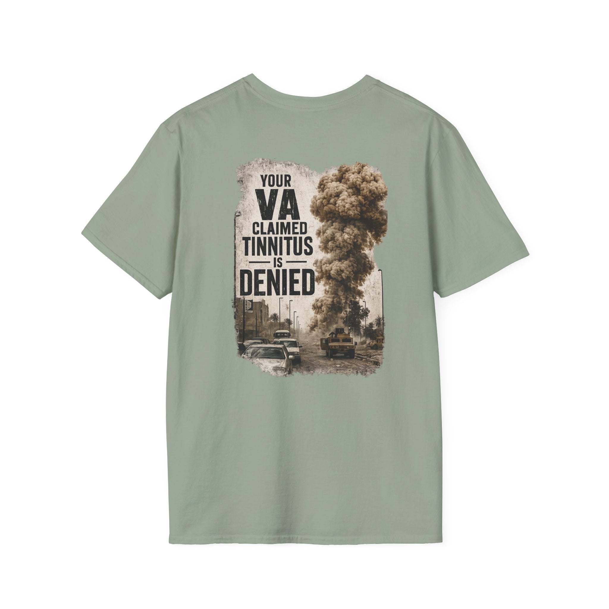 VA Tinnitus Claim Is Denied T-Shirt | Ironsight Syndicate