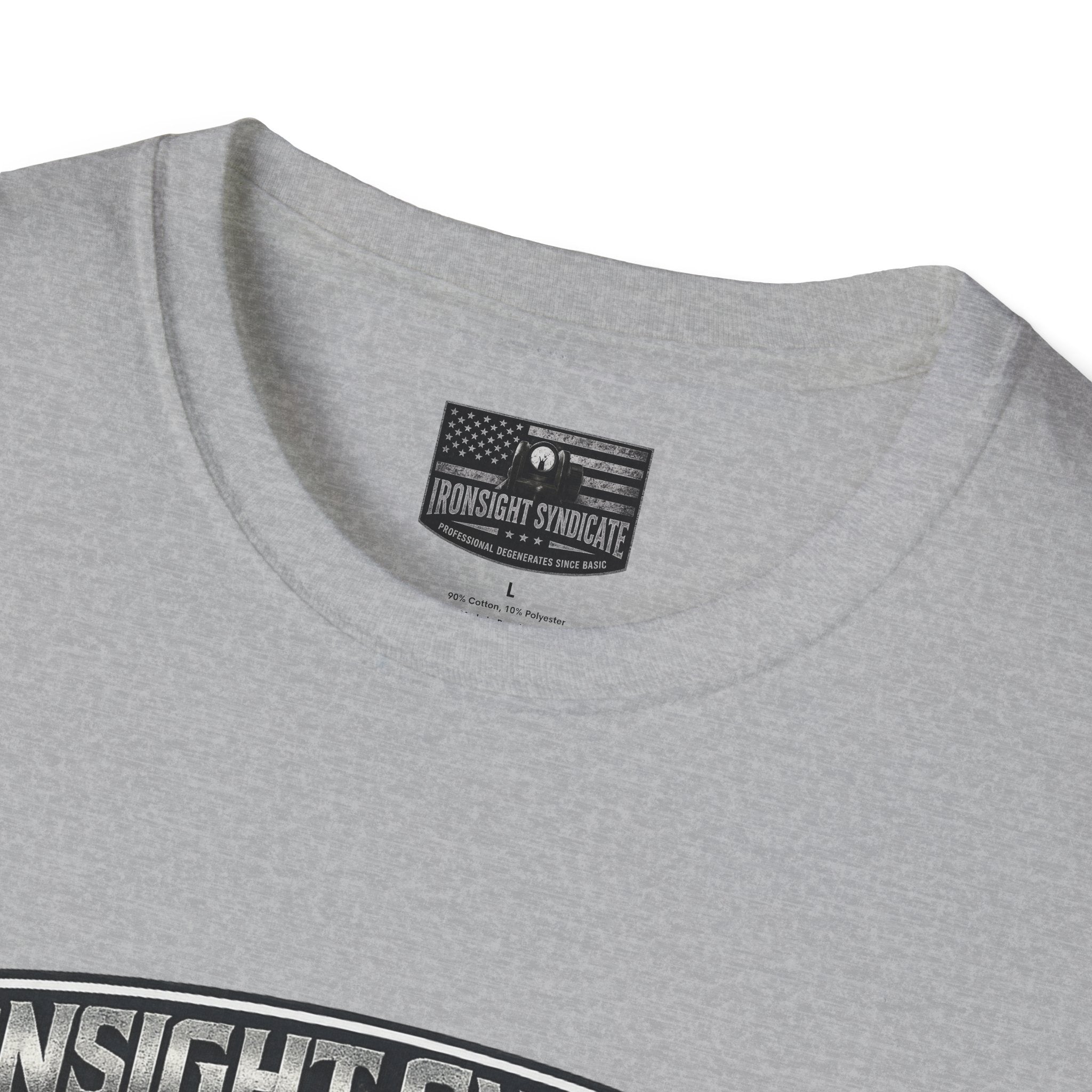 Red White and Blue Ironsight Syndicate T-Shirt, Adult (13 and up), unisex
