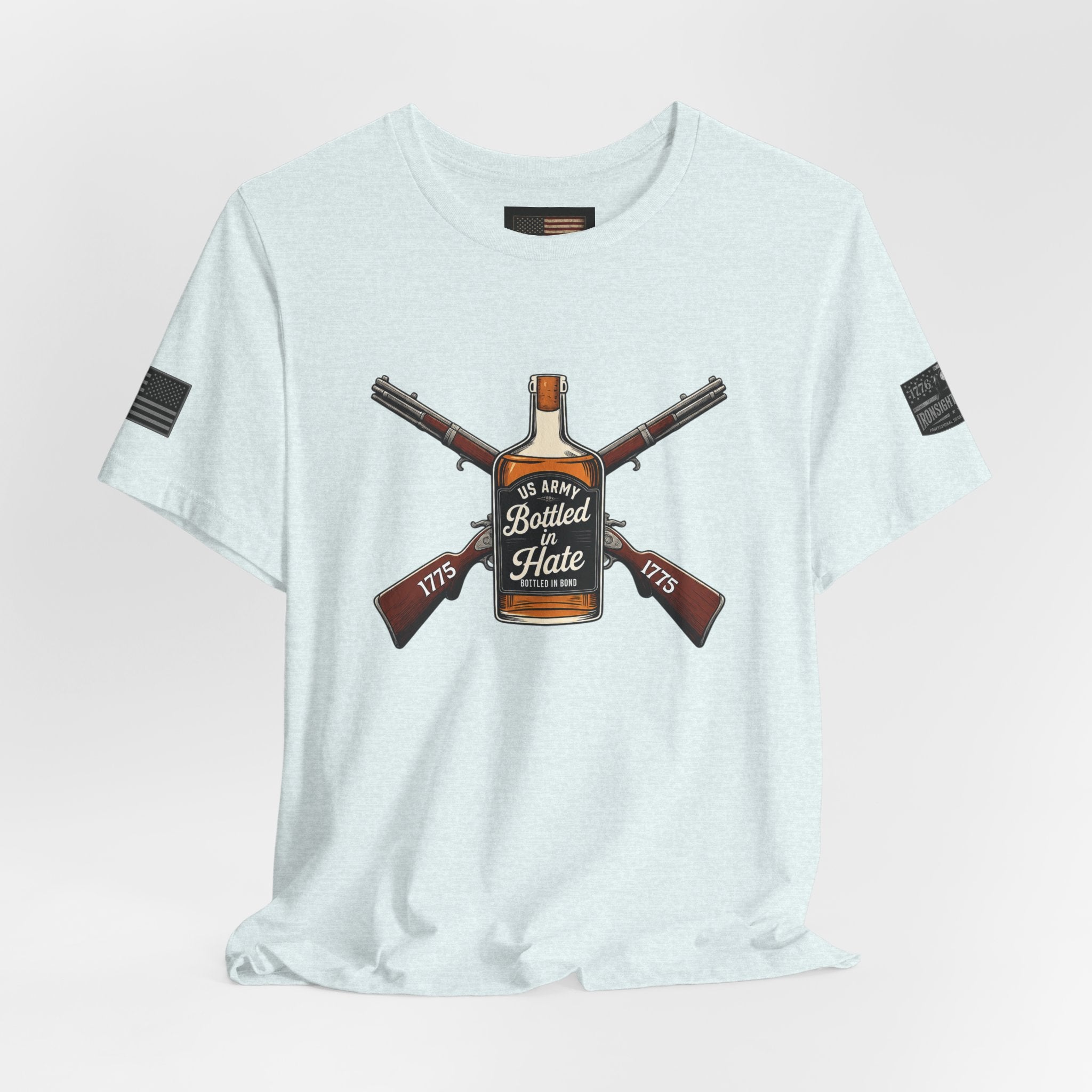 Bottled in Hate Army Whiskey T-Shirt