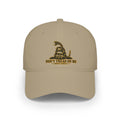 Don't Tread On Me Gadsden Snake Low Profile Cap in Khaki | Ironsight Syndicate