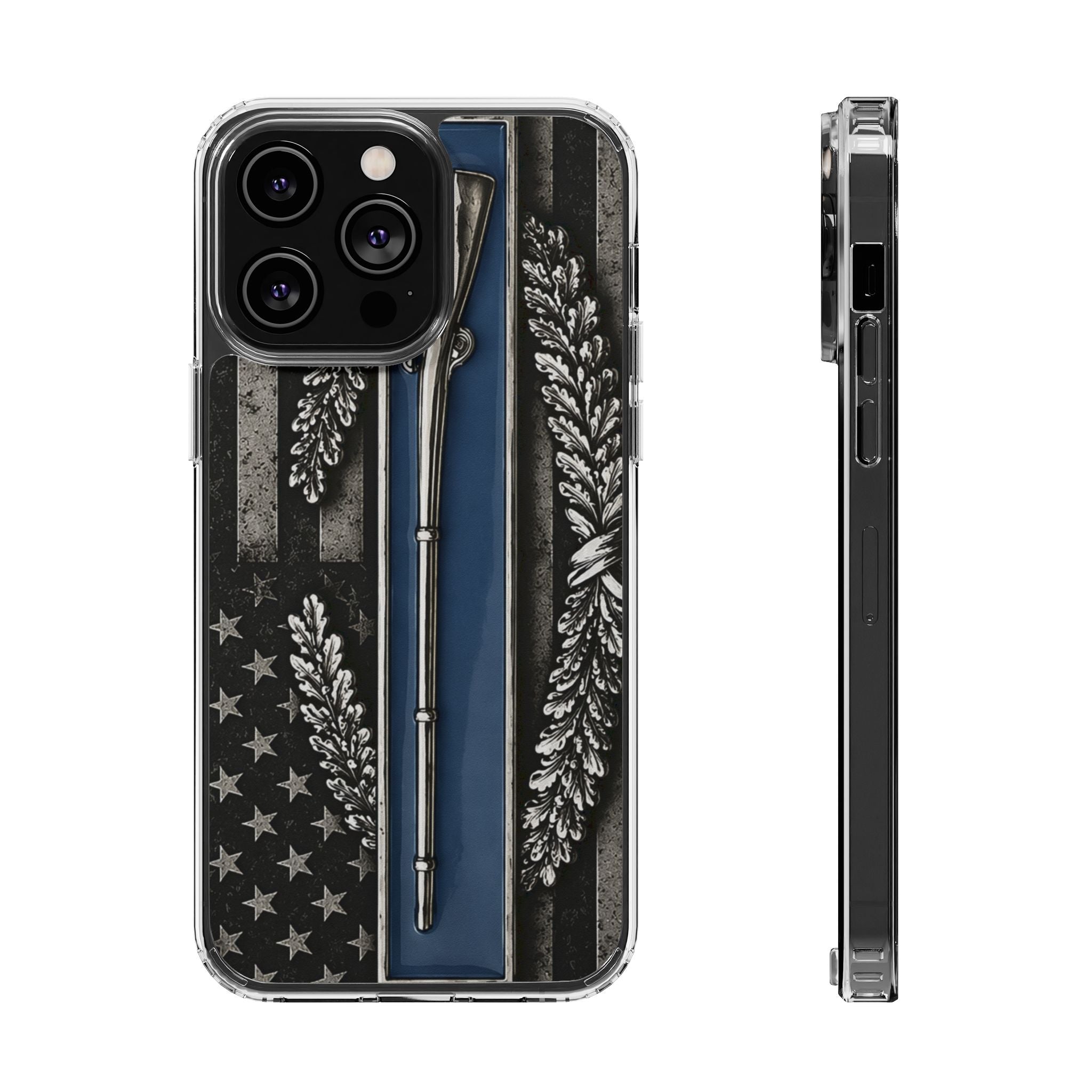 Combat Infantryman Badge Clear Impact-Resistant Phone Case