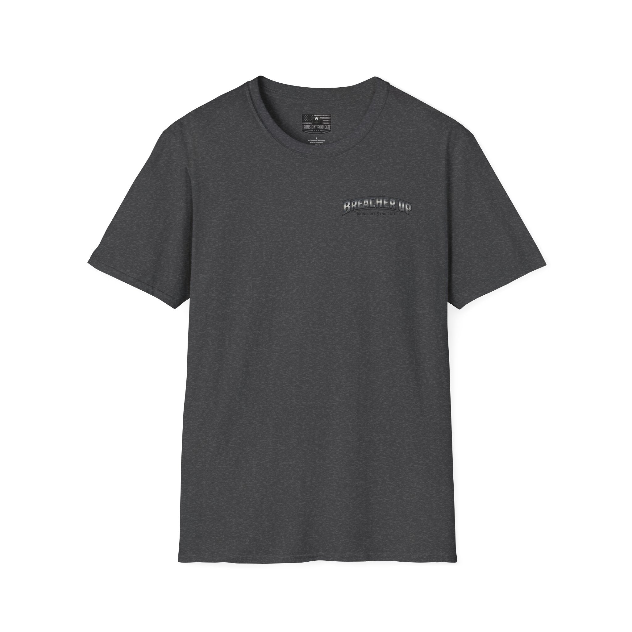 Breacher Up Red While and  Blue T-Shirt, Adult (13 and up), unisex | Patriotic Military Graphic Tee for Veterans & Patriots, Adult (13 and up), unisex