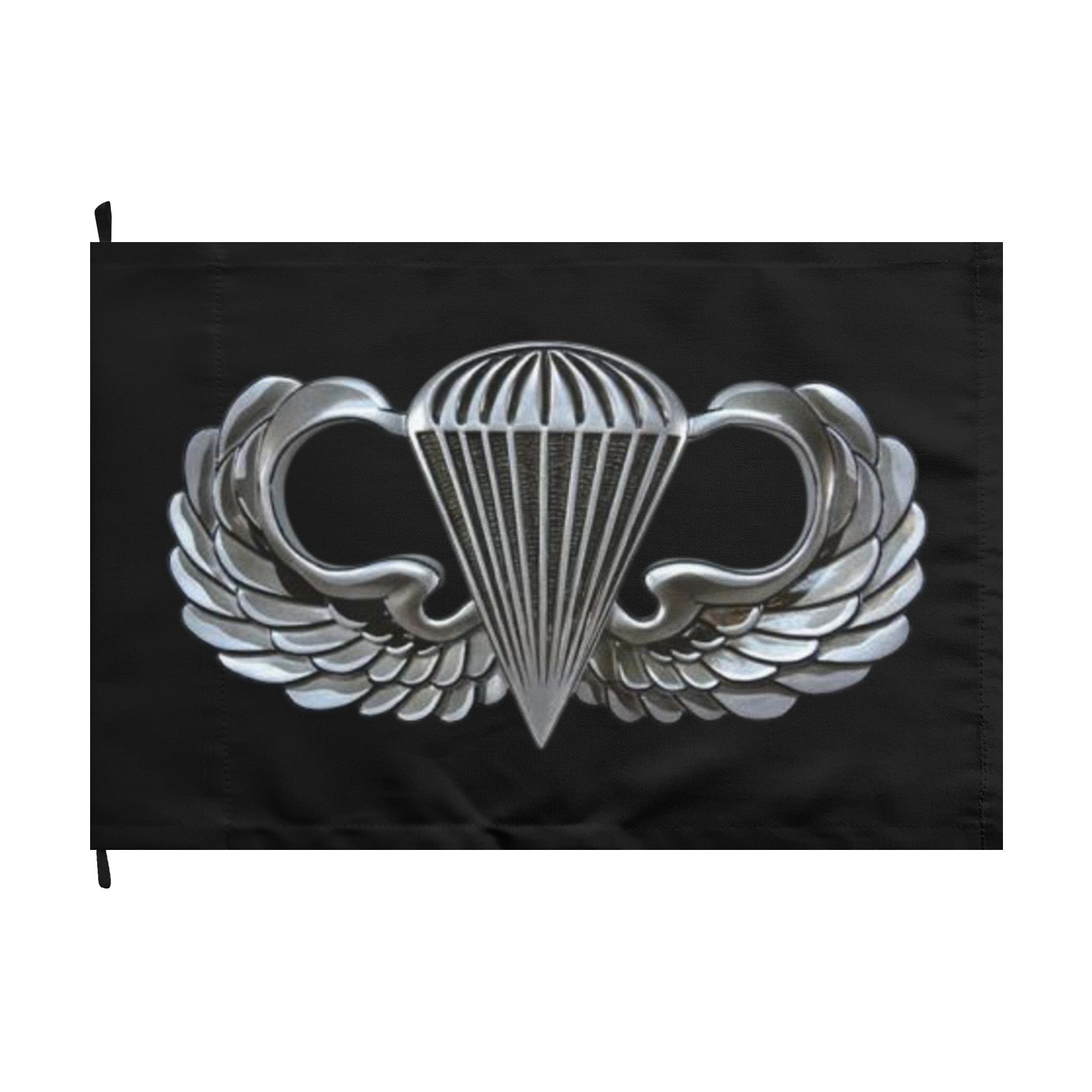 Army Basic Parachutist Airborne Wings Flag - 18 x 12 in | Ironsight Syndicate
