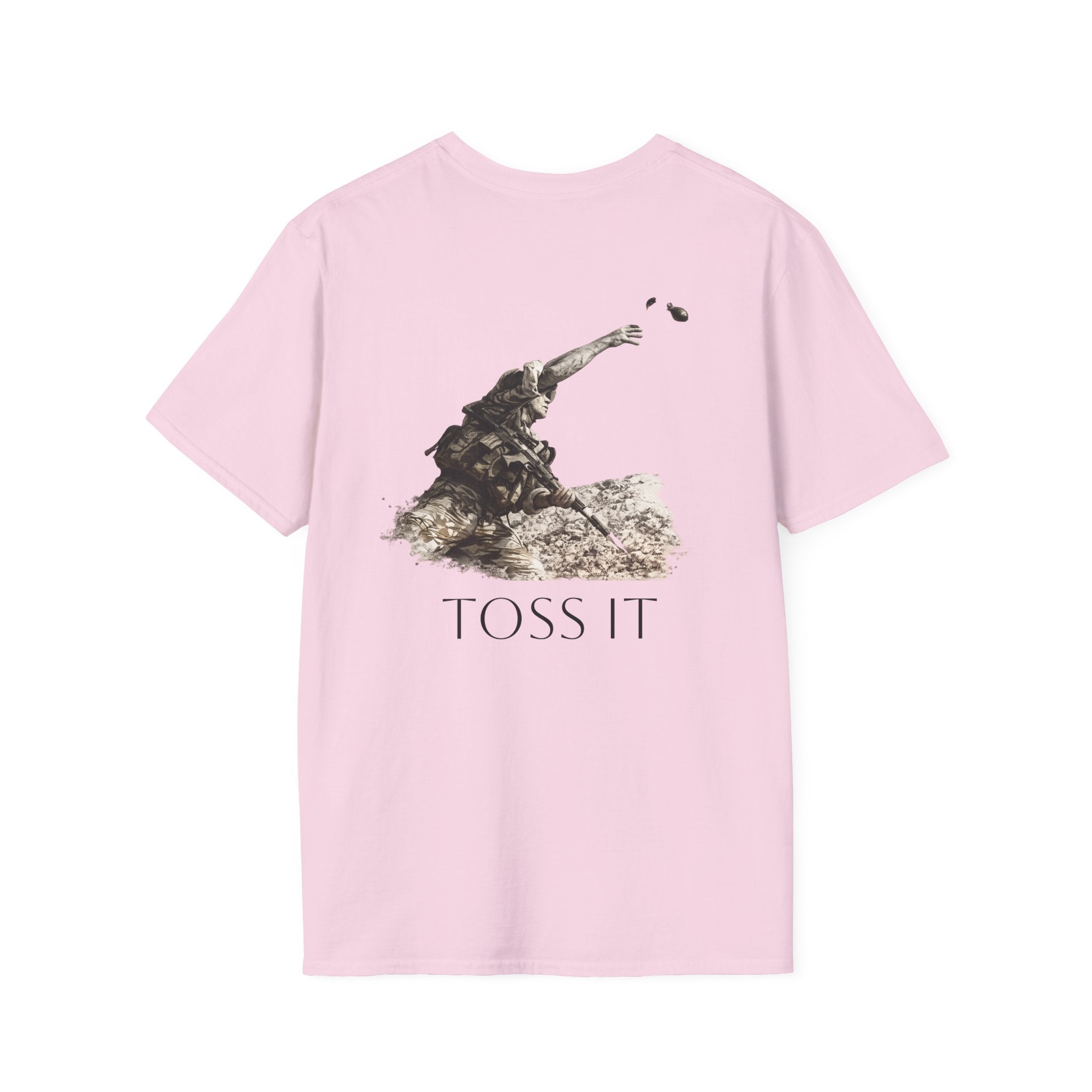 Toss It.  Funny Hand Grenade Tee