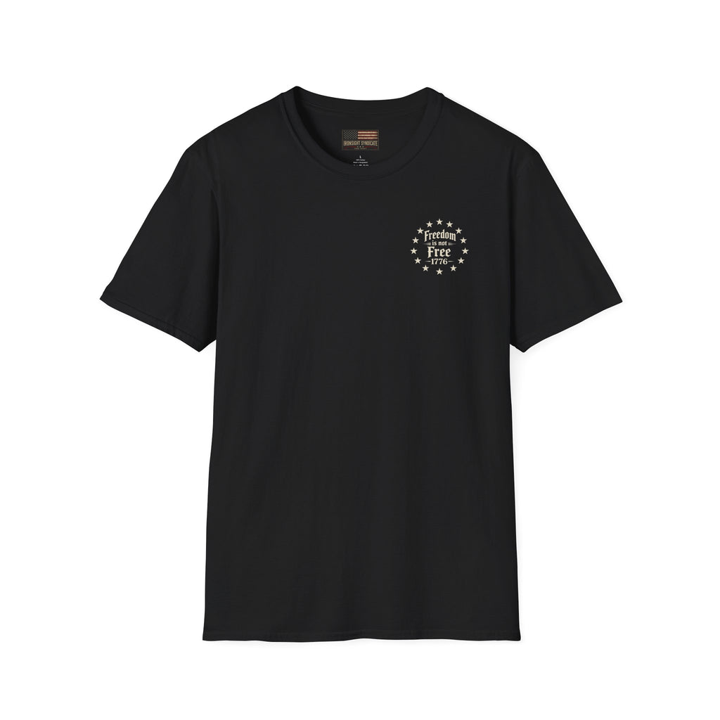 Freedom Is Not Free 1776 patriotic T-shirt — American veteran graphic tee | Ironsight Syndicate