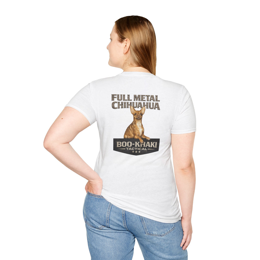 Full Metal Chihuahua T-Shirt – Boo-Khaki Tactical Graphic Tee