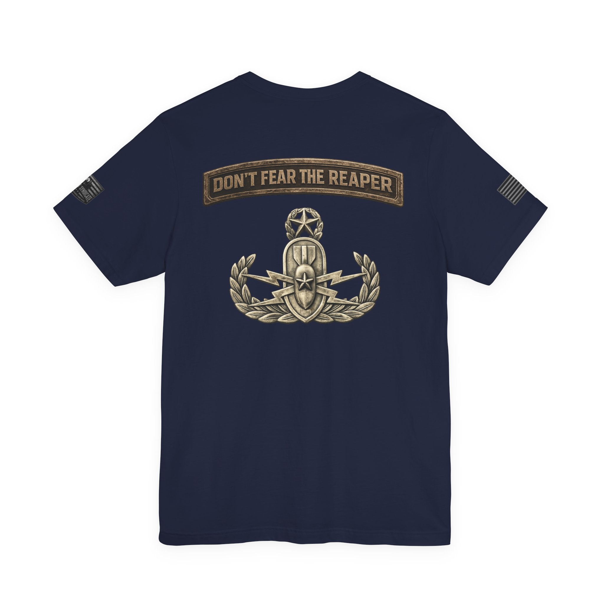 Master EOD Tech Reaper T-Shirt | Patriotic Tee for Veterans, Adult (13 and up), unisex