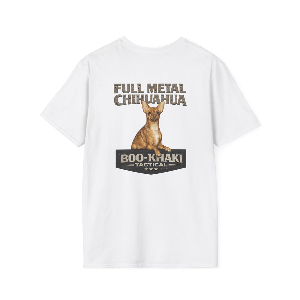 Full Metal Chihuahua T-Shirt – Boo-Khaki Tactical Graphic Tee