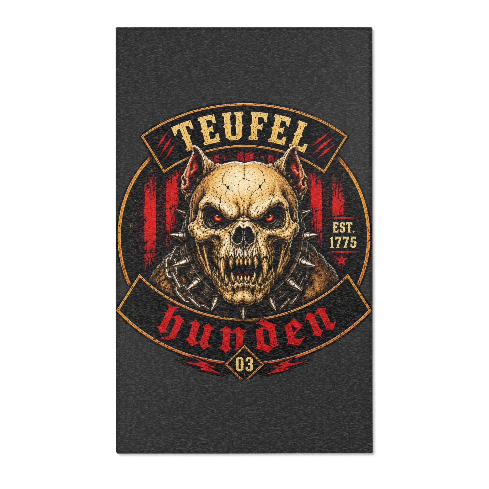 Teufel Hunden Area Rug — Military Honor Floor Mat