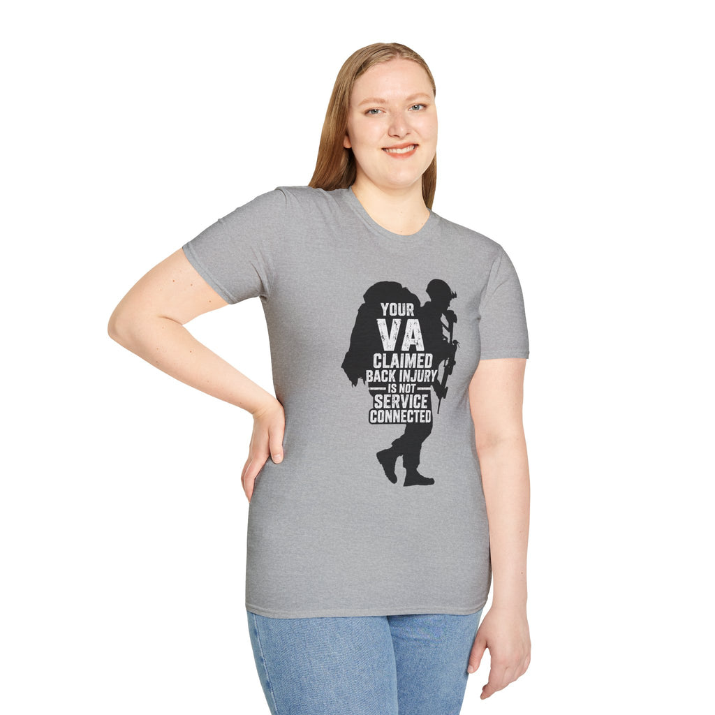 VA Claim Denied Graphic Front T-Shirt