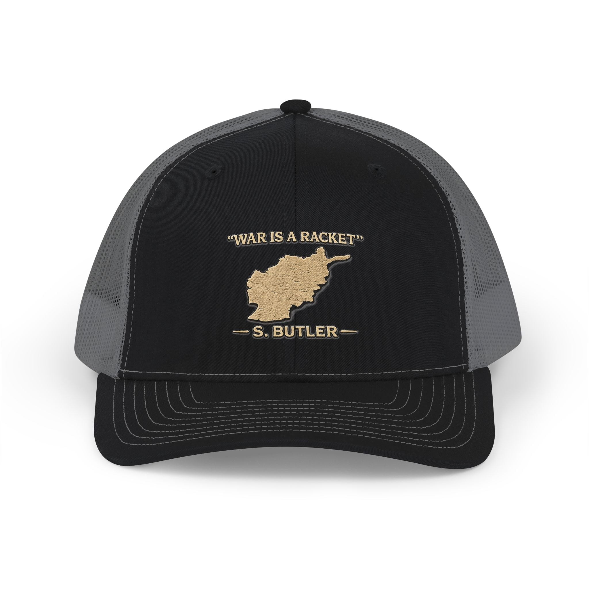 War is a Racket- Veteran Trucker Cap