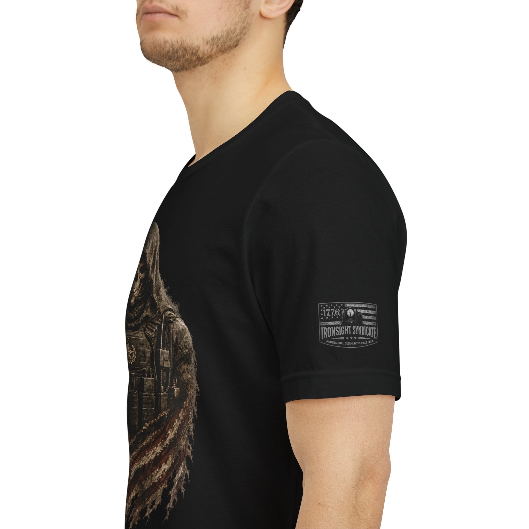 Master EOD Tech Reaper T-Shirt | Patriotic Tee for Veterans, Adult (13 and up), unisex