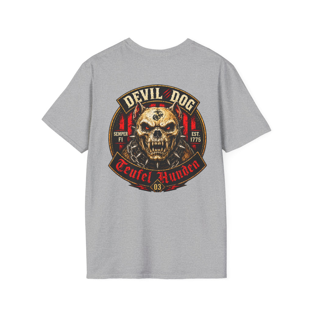 Devil Dog, Teufel Hunden Marine Corps T-Shirt