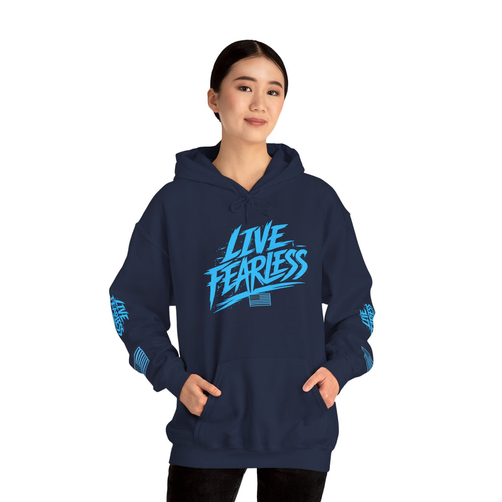 Live Fearless Hoodie | Premium Heavy Weight-Military-Inspired Patriotic Hoodie | Ironsight Syndicate