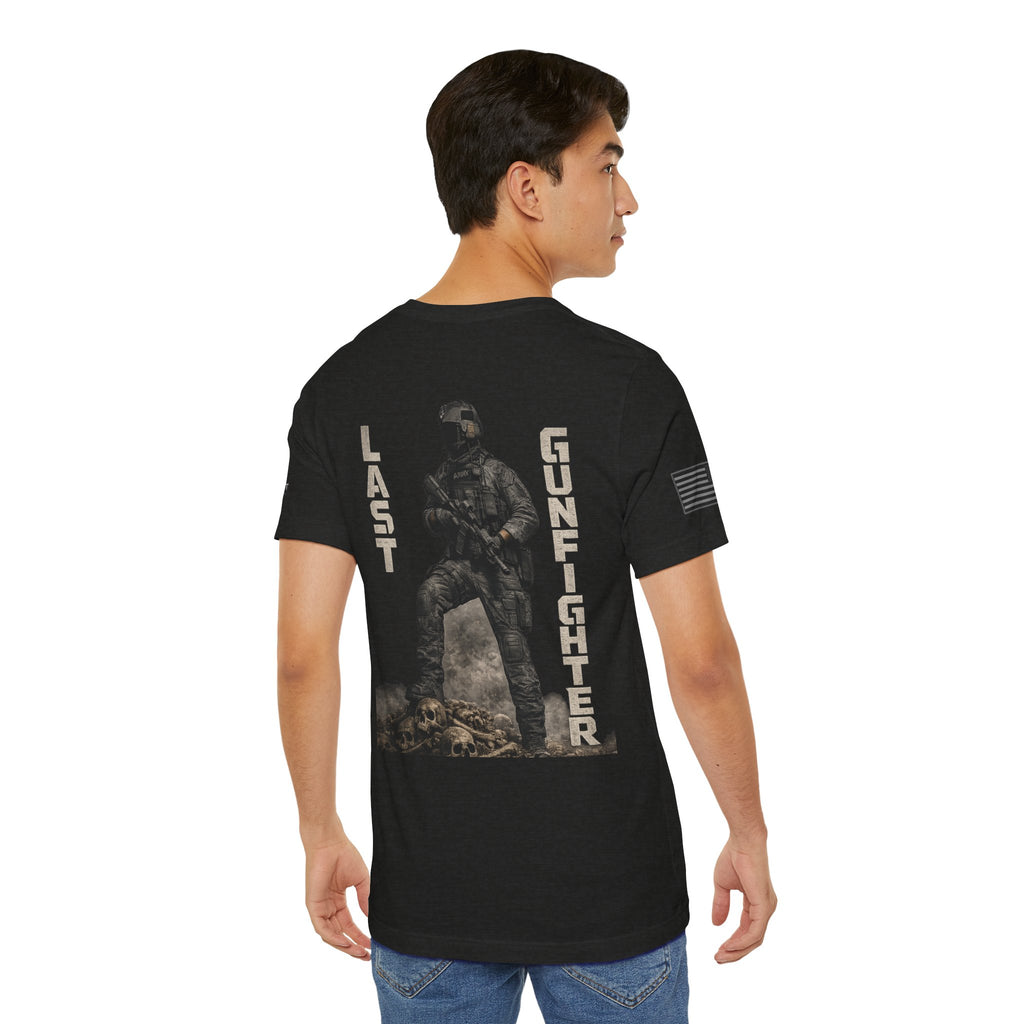 Last Gunfighter Infantry Inspired Patriotic T-Shirt | Ironsight Syndicate