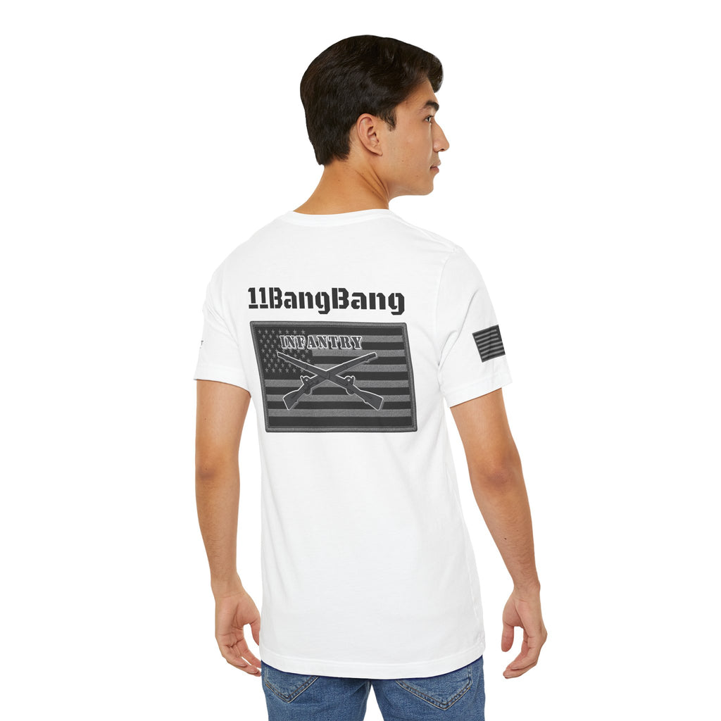 11BangBang Infantry Inspired Patriotic T-Shirt