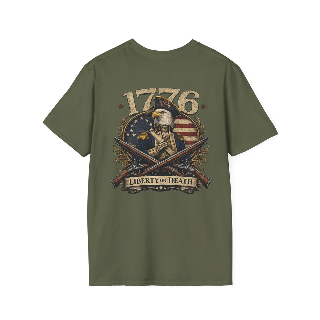 Bald Eagle 1776 Liberty or Death Tee
