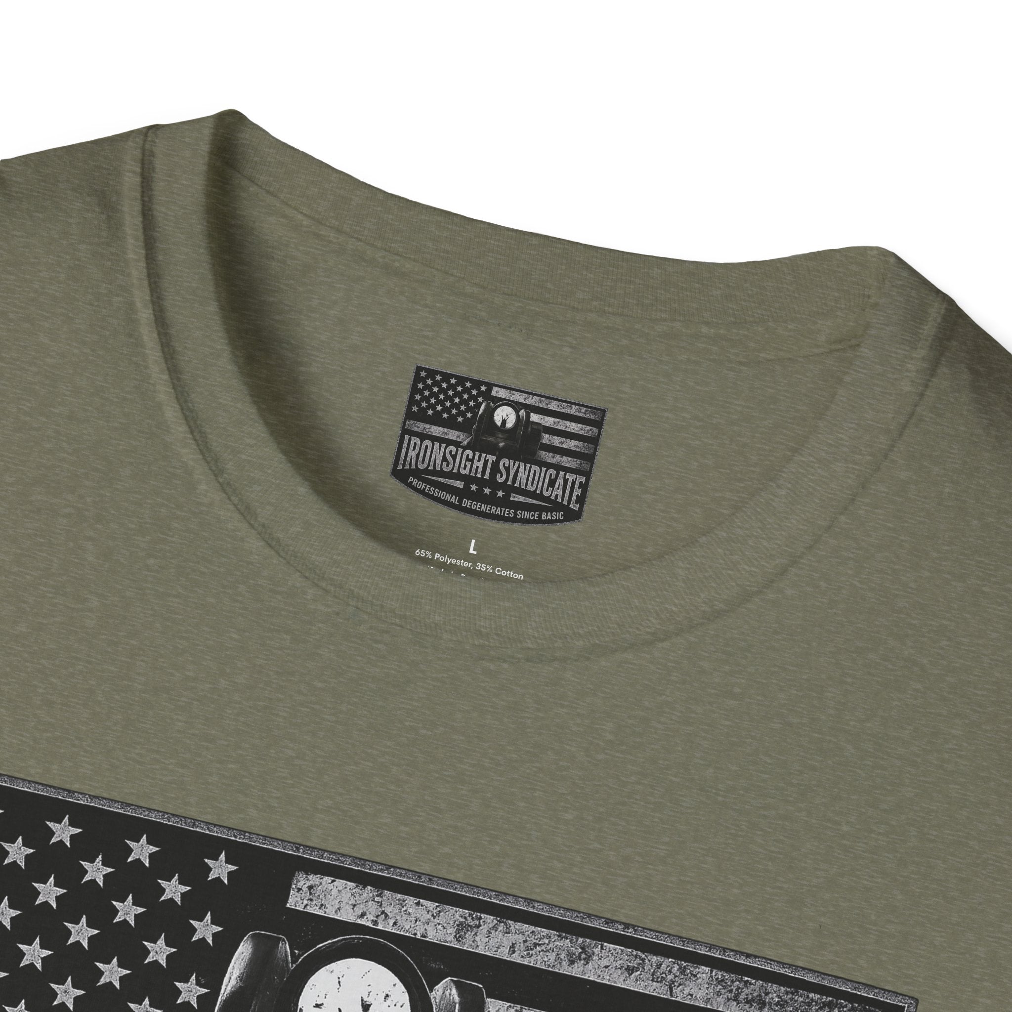 Send it 240B Gunner T-Shirt | Patriotic Military Graphic Tee for Veterans & Patriots, Adult (13 and up), unisex