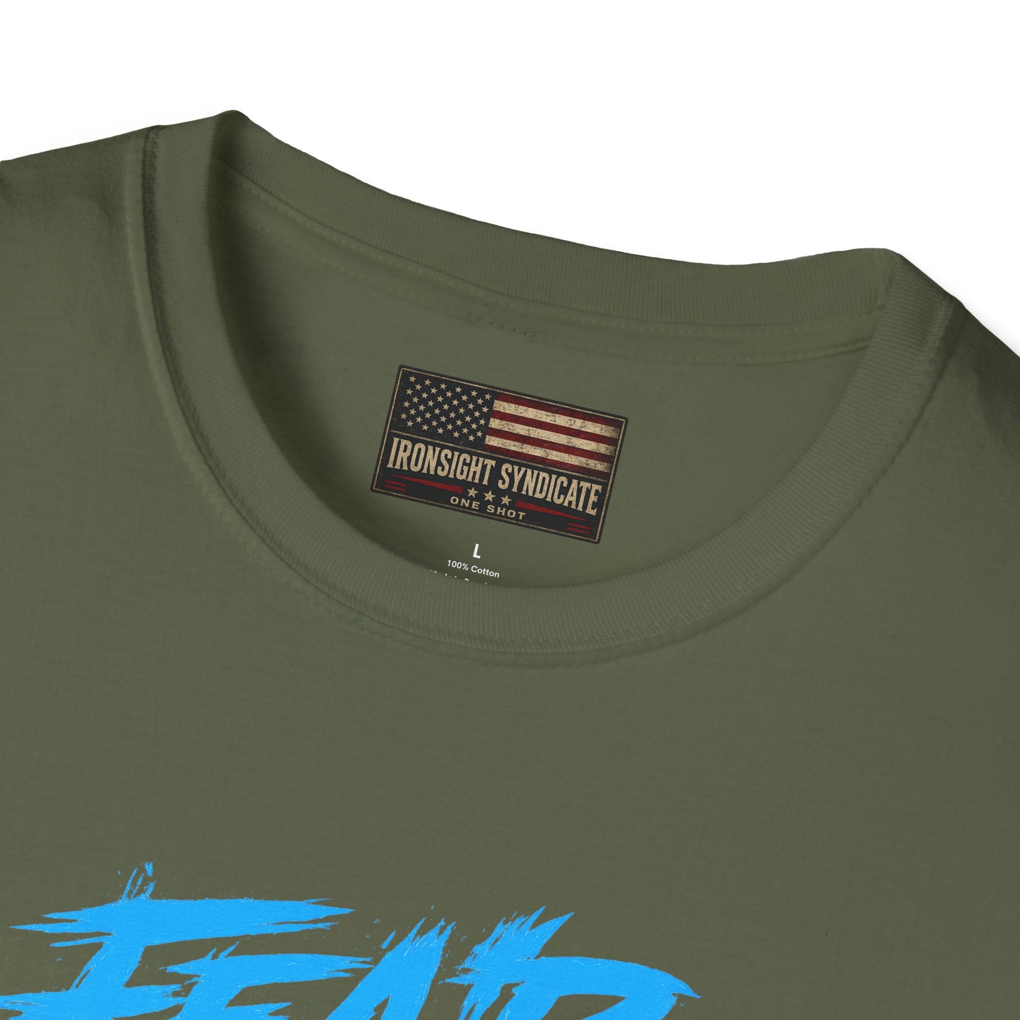 Fear Nothing/Live Fearless Blue – Premium Graphic T-Shirt - S/M/L/XL/2XL/3XL/4XL | Ironsight Syndicate