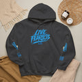 Live Fearless Hoodie | Premium Heavy Weight-Military-Inspired Patriotic Hoodie - Dark Heather | Ironsight Syndicate