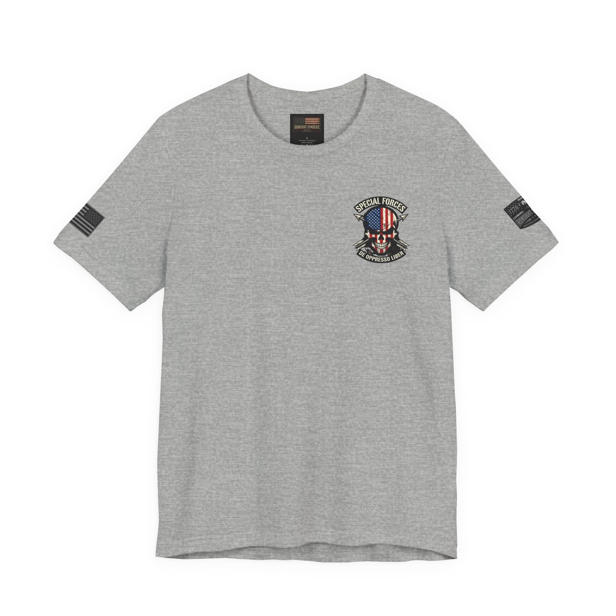 Special Forces De Oppresso Liber T-Shirt — Military Graphic Tee — Ironsight Syndicate