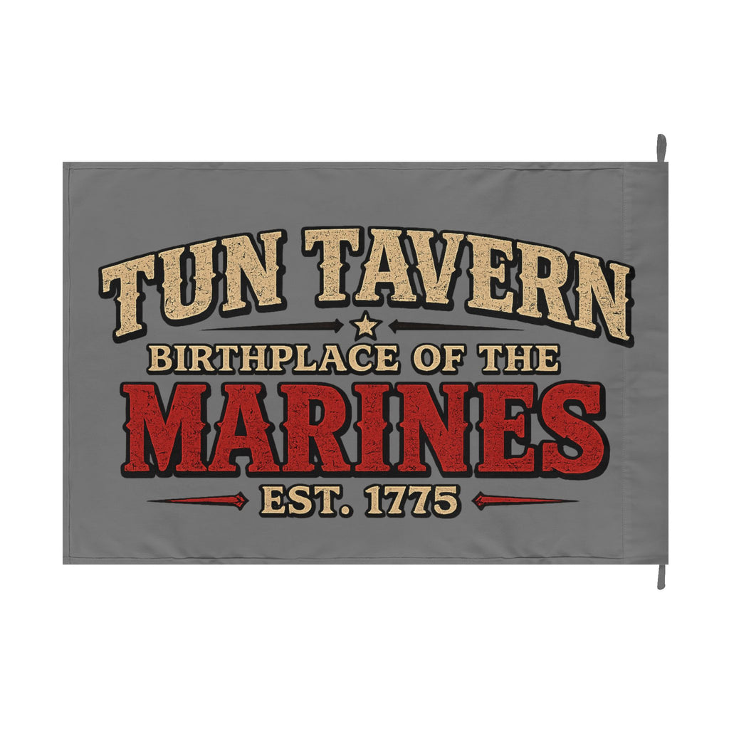Tun Tavern Marine Corps Flag — Double-Sided Military Banner