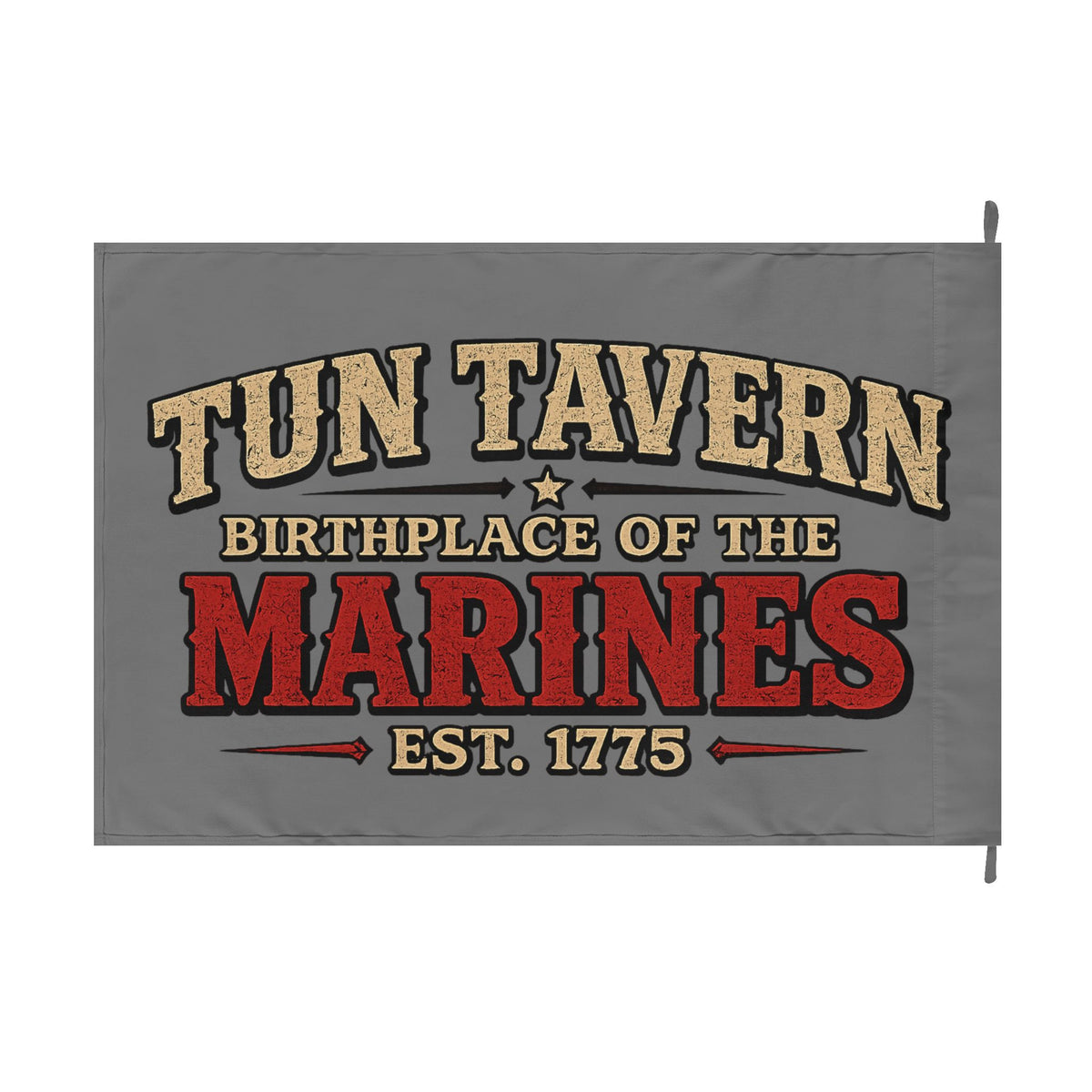 Tun Tavern Marine Corps Flag — Double-Sided Military Banner