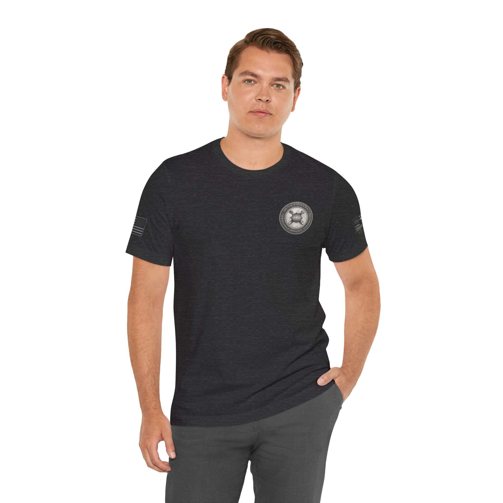US Navy Master EOD Tech T-Shirt | Patriotic Tee for Veterans, Adult (13 and up), unisex