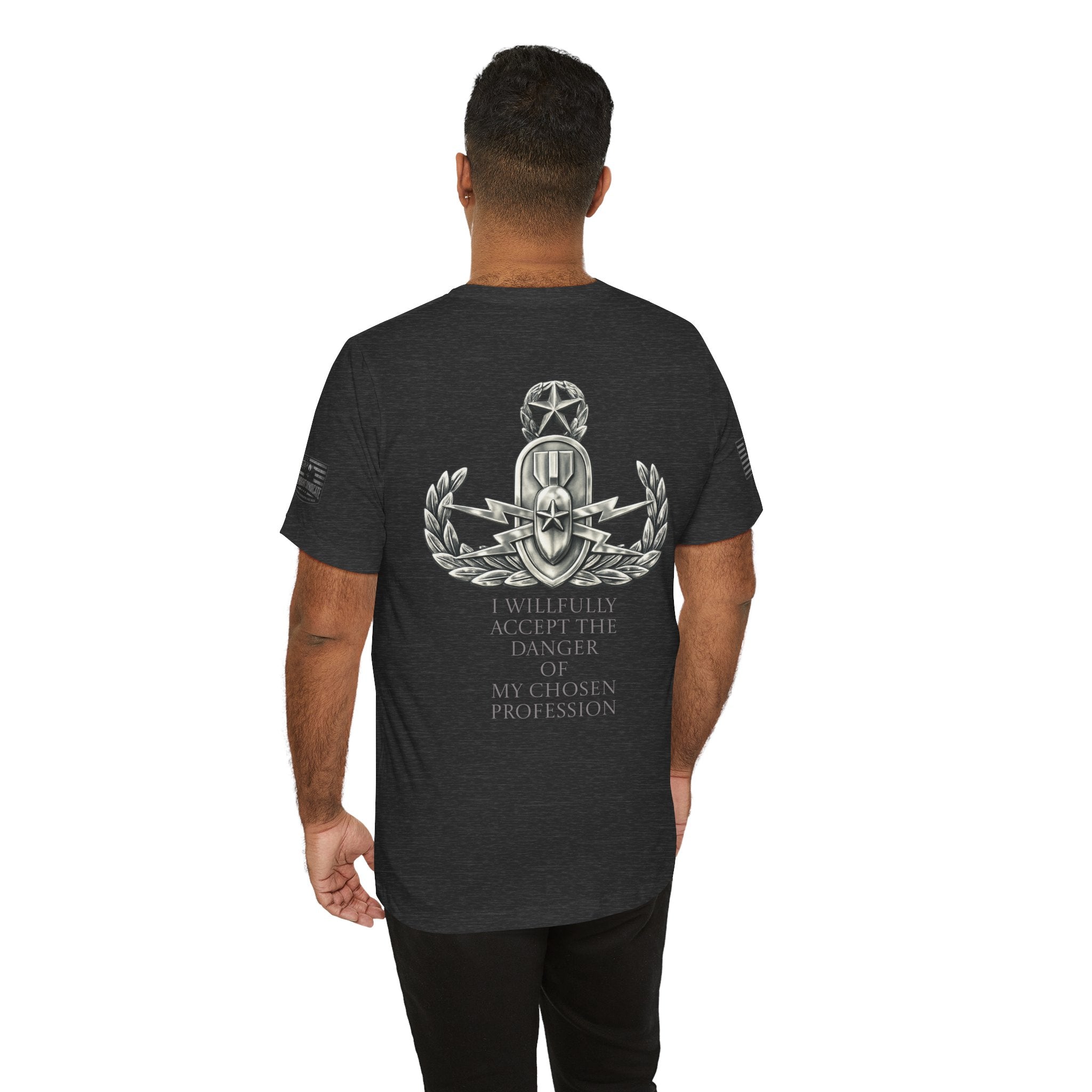 US Navy Master EOD Tech T-Shirt | Patriotic Tee for Veterans, Adult (13 and up), unisex