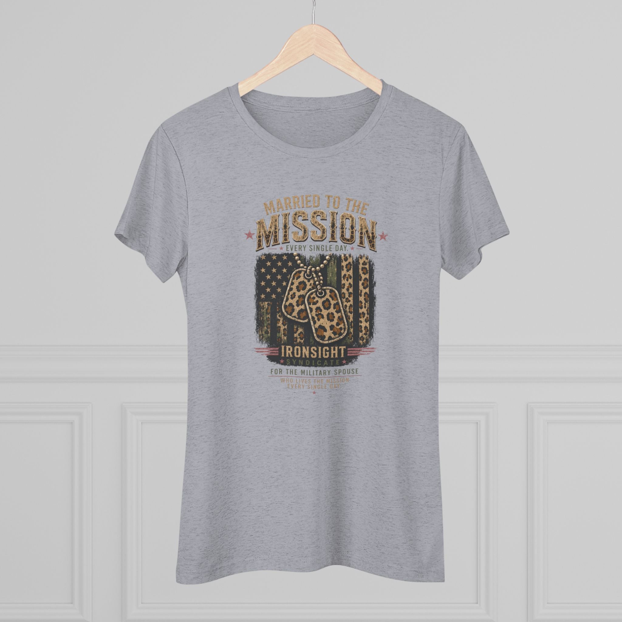 Married to the Mission Tee — Women's Military Spouse Graphic Shirt