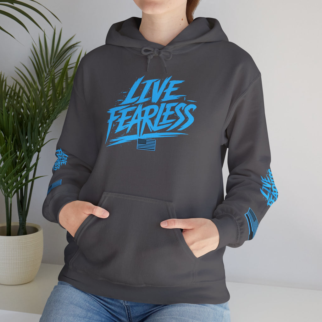Live Fearless Hoodie | Premium Heavy Weight-Military-Inspired Patriotic Hoodie | Ironsight Syndicate