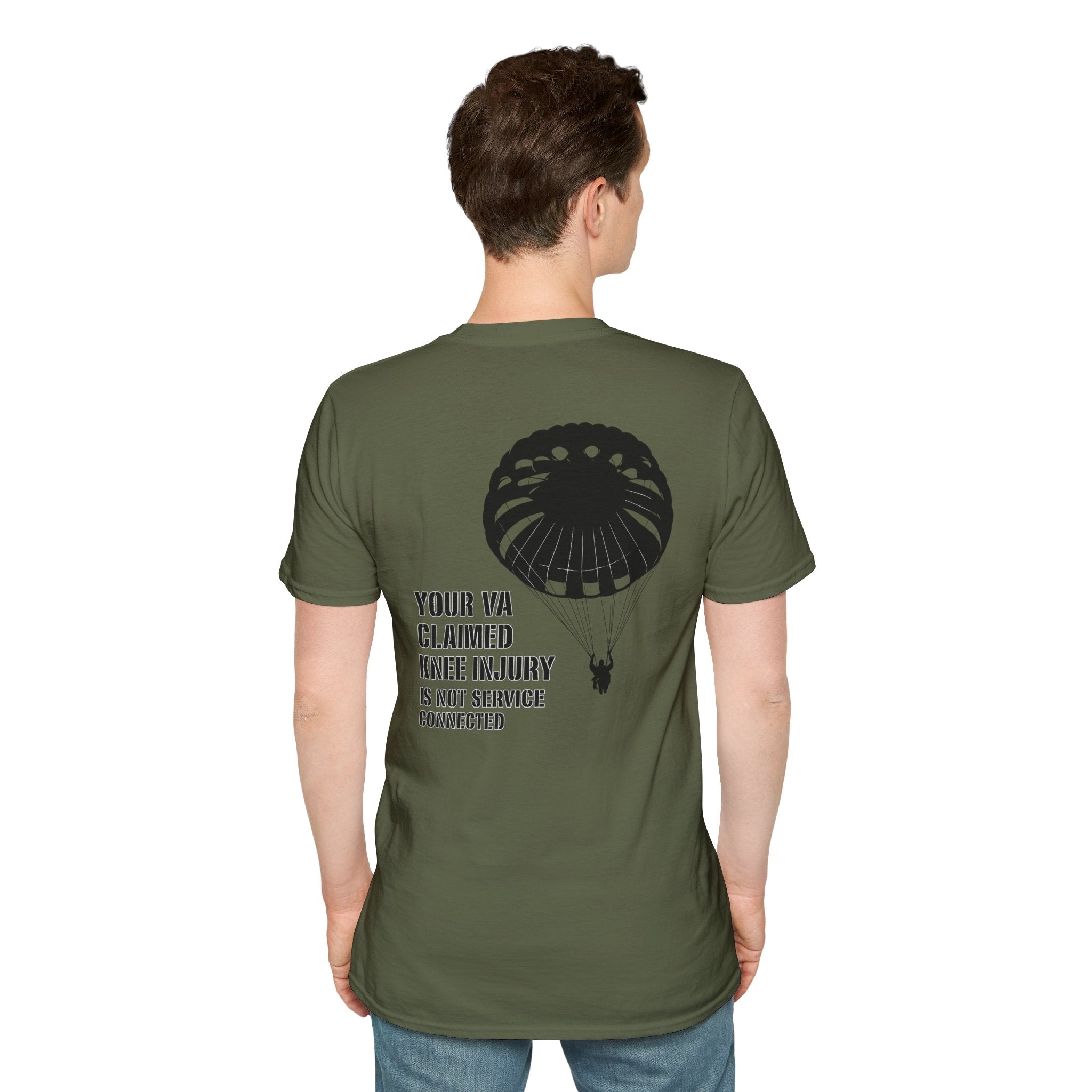 VA Knee injury claim is not service connected T-Shirt | Ironsight Syndicate