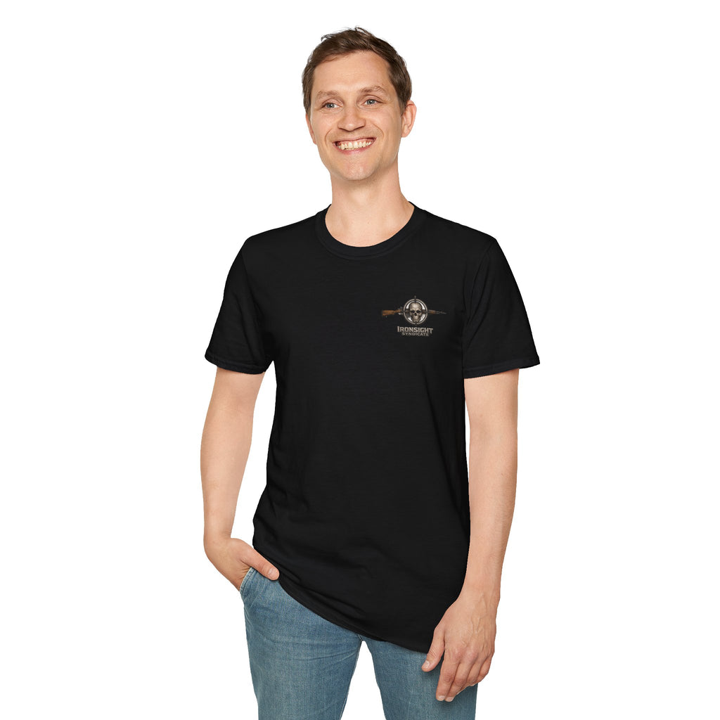 VA Knee Injury is not Service Connected T-Shirt | Ironsight Syndicate