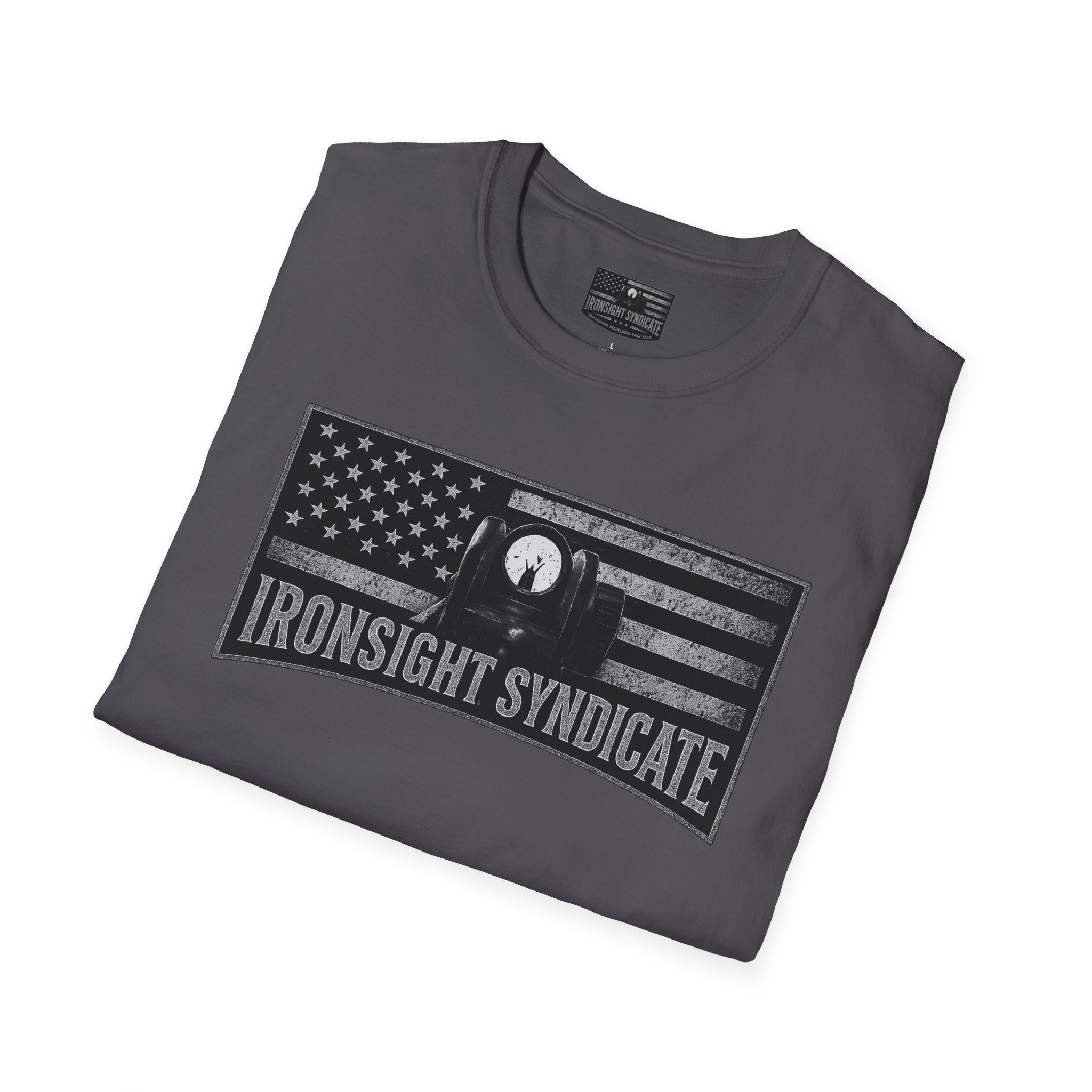 Send it 240B Gunner T-Shirt | Patriotic Military Graphic Tee for Veterans & Patriots, Adult (13 and up), unisex