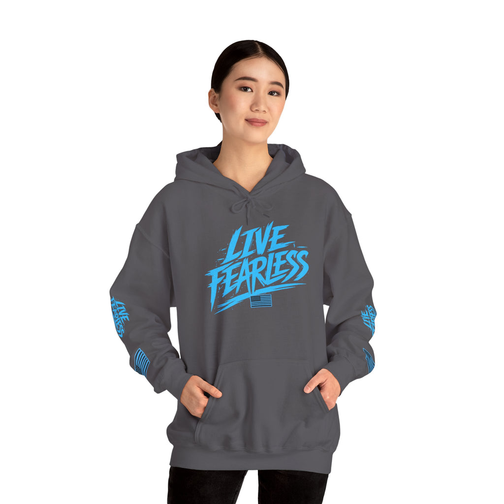Live Fearless Hoodie | Premium Heavy Weight-Military-Inspired Patriotic Hoodie | Ironsight Syndicate