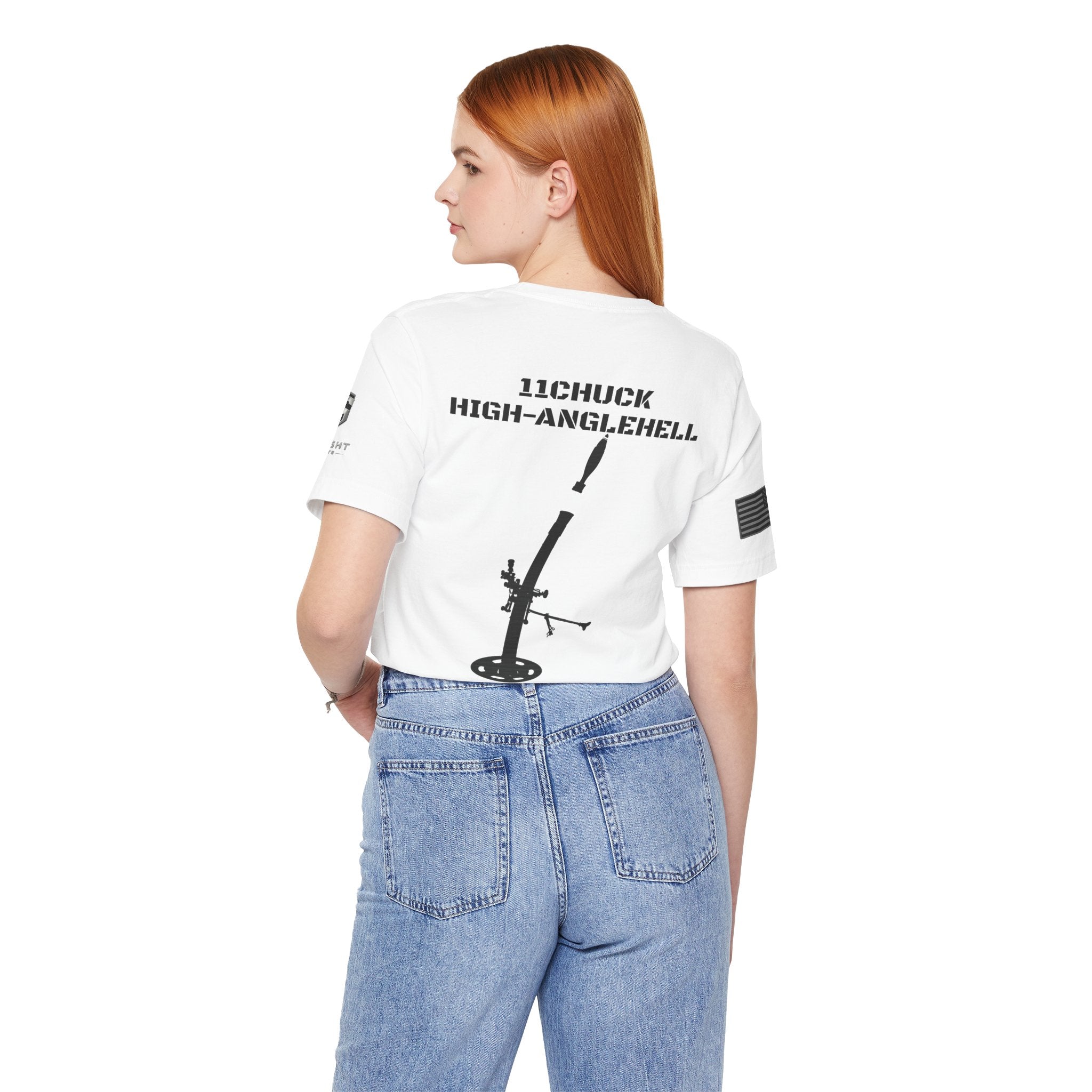 11Chuck Indirect Fire Infantryman Inspired Patriotic T-Shirt