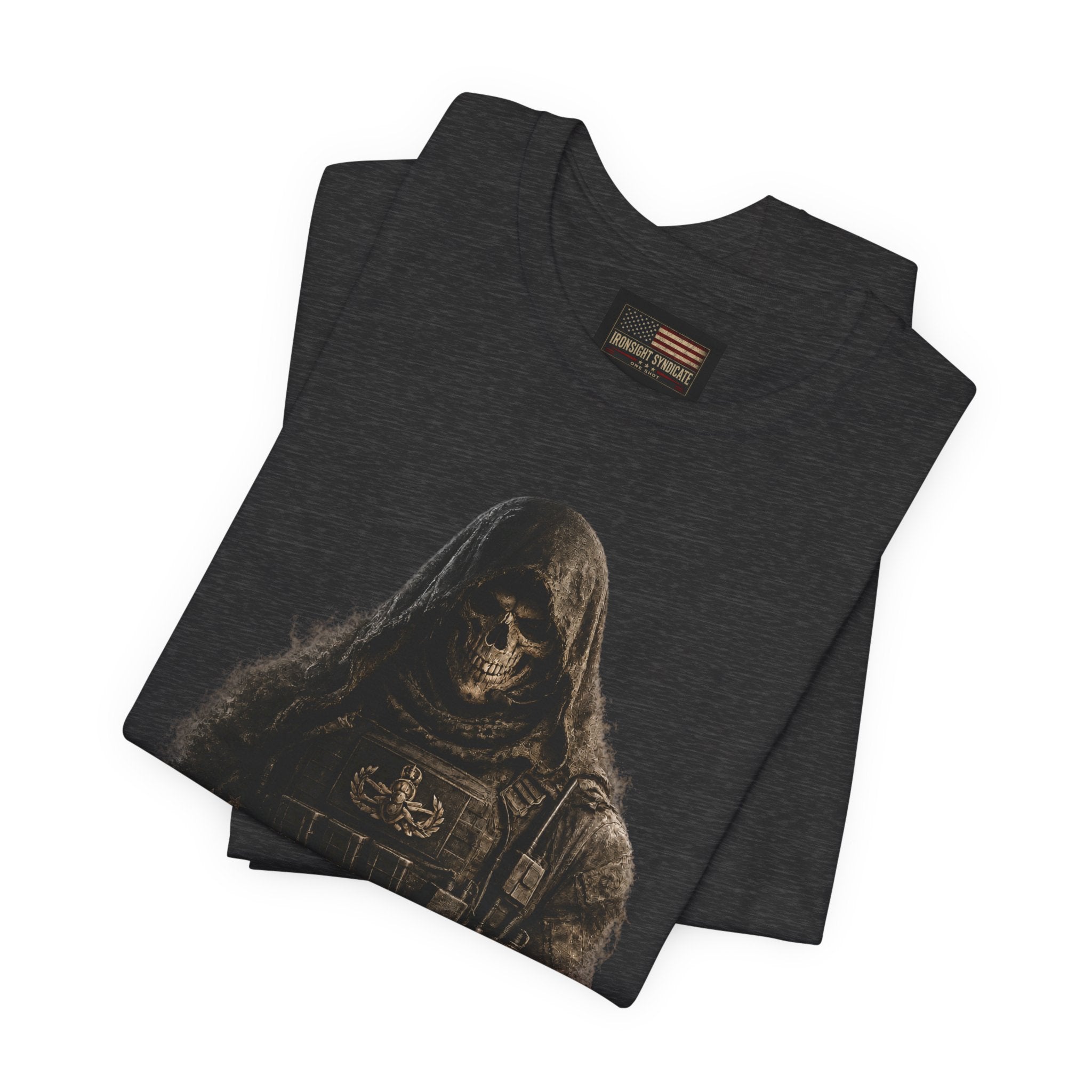 Master EOD Tech Reaper T-Shirt | Patriotic Tee for Veterans, Adult (13 and up), unisex