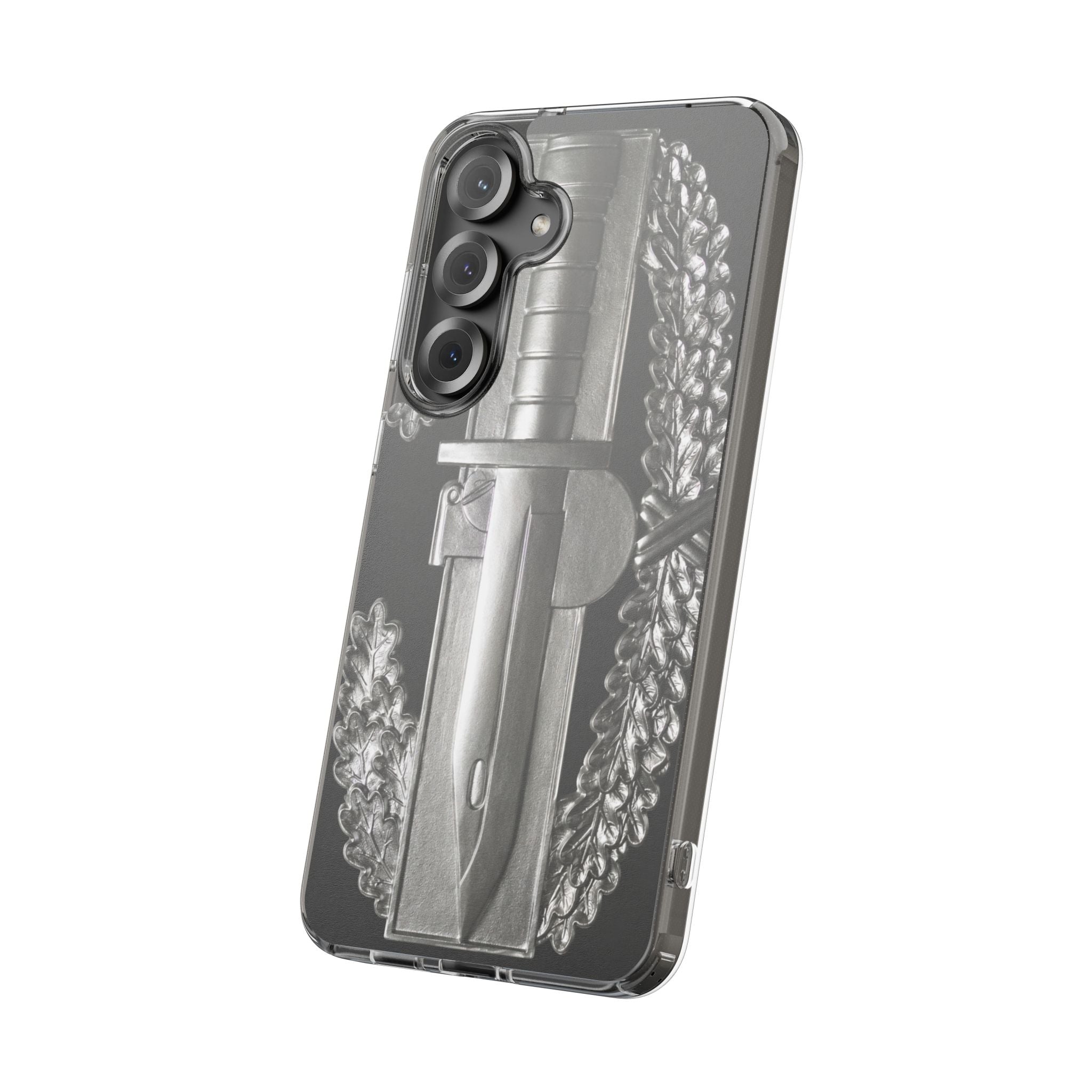 Army Combat Action Badge Clear Impact-Resistant Phone Case