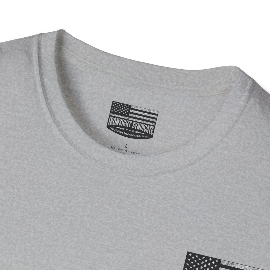 Machine Gun George Washington T-Shirt | Patriotic Military Graphic Tee for Veterans & Patriots, Adult (13 and up), unisex